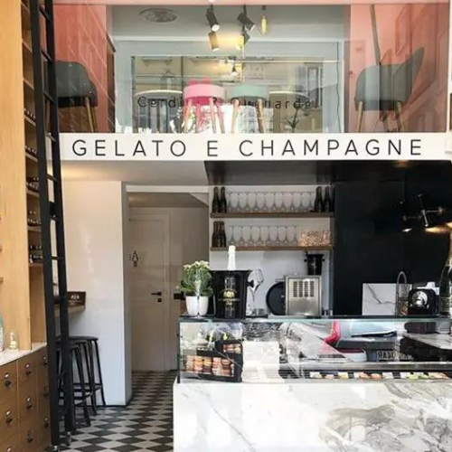 gelato e champagne
